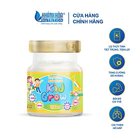 Nước Yến Sào 12% Kid Grow Vị Cam - Khánh Hòa Nutrition - Lọ 70ml