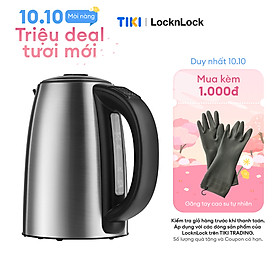 Bình Đun Siêu Tốc LocknLock EJK136SLV (1.7 Lít) - Hàng chính hãng