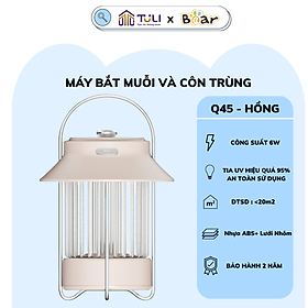 Đèn bắt muỗi cao cấp, thông minh TuLi Q45 6W - TRẮNG bắt diệt côn trùng, bướm đêm an toàn, hiệu quả đến 98%, BH 2 năm.Gia dụng TuLi