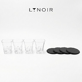 Mua Ly Thủy Tinh Whisky - Cube Base Rocks | 280ml |  LYNOIR_LY039