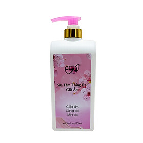 Sữa tắm trắng da giữ ẩm 700ml E5 (hồng)