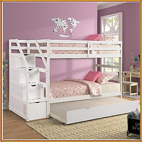 Mua Giường 3 tầng Tundo màu trắng