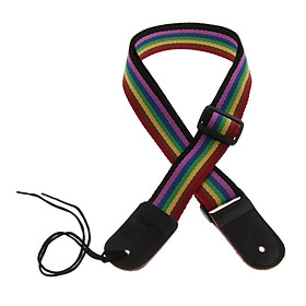 Adjustable Cotton Ukulele Strap Belt with Buckle For Mini Guitar Instrument