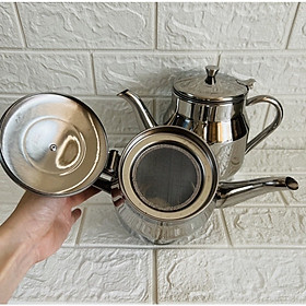 Mua Bình đựng dầu có nắp và lưới lọc inox cao cấp 70oz tương đương 2 L