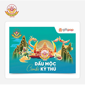 Giftpop - Suối Tiên Combo Dấu Mộc Kỳ Thú Dành Cho Trẻ Em