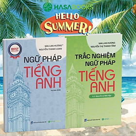 Combo 2 Cuốn Ngữ Pháp Và Trắc Nghiệm Ngữ Pháp Tiếng Anh
