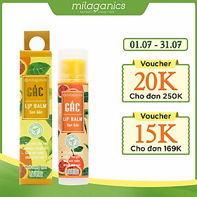 Son Gấc Thiên Nhiên Dưỡng Môi, Giảm Thâm Milaganics (4.5g)
