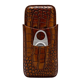 Mua Bao da đựng Cigar 3 điếu kèm dao cắt HY-3304