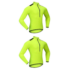 Polyester Cycling Long Sleeve Jersey Top Jacket Shirt Clothing  M and L