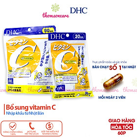 Viên uống Vitamin C DHC - Bổ sung Vitamin C sáng mịn da từ bên trong cho nam nữ dậy thì