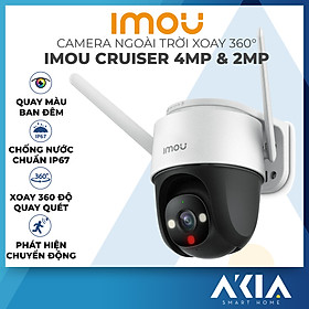 Camera IMOU Cruiser 2MP/4MP, Camera ngoài trời, xoay 360, chống nước IP66, đàm thoại hai chiều, tích hợp còi và đèn chiếu sáng - Hàng Chính Hãng