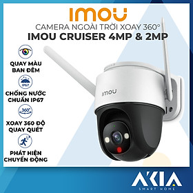 Camera IMOU Cruiser 2MP/4MP, Camera ngoài trời, xoay 360, chống nước IP66, đàm thoại hai chiều, tích hợp còi và đèn chiếu sáng - Hàng Chính Hãng - Cruiser 2MP (IPC-S22FP)