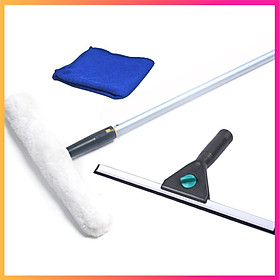 Dụng Cụ Lau Kính Cán Dài 1,2m LA-01 Hàng Chuyên Dụng, Chất Lượng, Độ Bền Cao, Lau Kính Nhanh Sạch Chỉ Với 2 Bước - Tiết Kiệm Thời Gian Và Công Sức