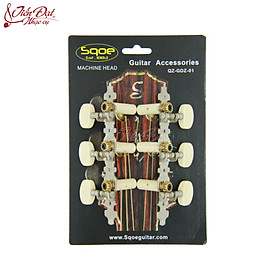 Khóa Đàn Guitar Classic Sqoe QZ-GDZ-01, Khóa Đúc Chất Lượng, Bộ 6 Chiếc