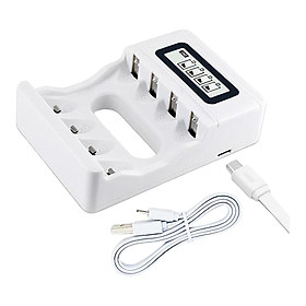 Battery Charger LCD Display for   Rechargeable Batteries Flashlight