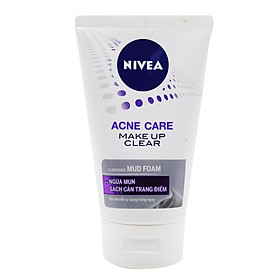 Sữa Rửa Mặt Khoáng Chất Nivea Ngừa Mụn Và Tẩy Trang Nivea - 100g