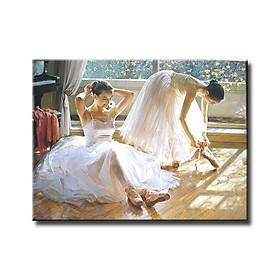 Mua Tranh canvas treo tường  tranh cô gái trang trí phòng ngủ Vẻ đẹp thiếu nữ