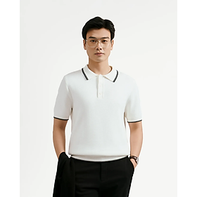 Áo polo dệt kim tay ngắn nam . Fitted - ROUTINE 10F25KNI027