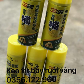 Mua Keo dính bẫy ruồi vàng dạng chai xịt 450ml - An toàn  hiệu quả ngay khi sử dụng
