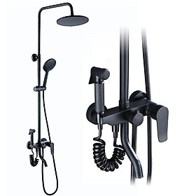 Cây sen tắm nóng lạnh Lukas Black có xịt