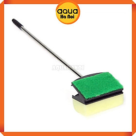 Cây cọ rửa vệ sinh hồ cá cảnh thủy sinh - 2 mặt mút tiện lợi