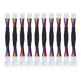 10pcs 4Pin Fan Connector PWM PC Reduce Fan Resistor Male to Female Cable