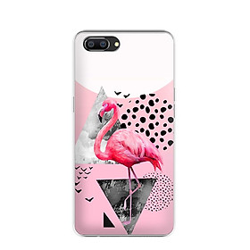 Ốp điện thoại Realme C1 - 01184 7793 HONGHAC04 - Silicone dẻo - Hàng Chính Hãng