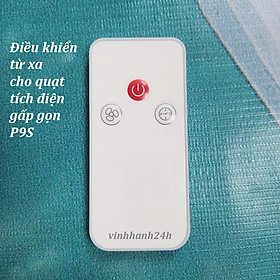 Điều khiển từ xa (Remote) cho quạt tích điện gấp gọn