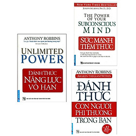 Hình ảnh Combo Sách Kỹ Năng Sống Cực Hay: Đánh Thức Năng Lực Vô Hạn +  Sức Mạnh Tiềm Thức  + Đánh Thức Con Người Phi Thường Trong Bạn ( Tặng Kèm Bookmark Green Life)