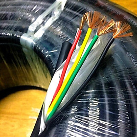 Mua Dây loa 4 ruột 1.5mm số lượng 5m dây đồng nguyên chất  dây loa sân khấu