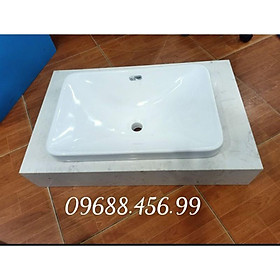 Mua chậu lavabo vuông dương bàn đá