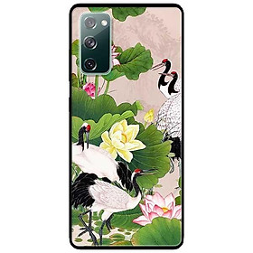 Ốp lưng dành cho Samsung A90 - Samsung S20 FE mẫu Sen Và Hạc