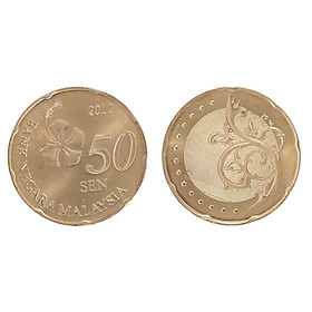Mua Đồng xu Malaysia 50 sen phiên bản mới