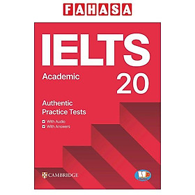 Sách - Sách Cambridge IELTS 20 - Academic - General Training With Audio + Answers (Savina)