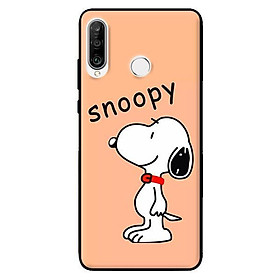 Ốp in cho huawei p30 lite chú chó snoopy - hàng chính hãng