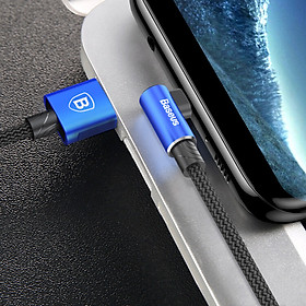 Cáp Sạc Nhanh Và Truyền Dữ Liệu Type-C Đầu Chữ L Cho Android Baseus
