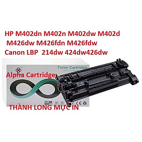 Mua Hộp mực in 26A 052 cho máy in Canon LBP 214dw 424dw 426dw HP M402d/ M402dn/ M426fdn/ M426fdw Hàng chính hãng Alpha Cartridge
