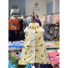 Váy sunny kids dáng áo váy cổ bẻ size 1-8T