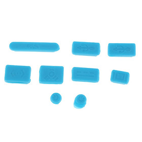 9xProtective Ports Cover Silicone Anti-Dust Plug Stopper For Mac 13"/15" Pro