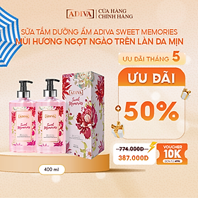 Combo 2 Hộp Sữa Tắm Dưỡng Ẩm Hương Nước Hoa Sweet Memories (400ml/ Chai)