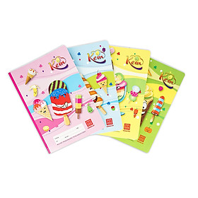 Vở 4 Ô ly 48 trang School Kem 0532 (lốc 20 quyển)
