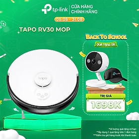 Robot Hút Bụi Và Lau Nhà TP-Link Tapo RV30C Mop / RV30C Mop Plus Điều Hướng LiDar & Gyro Công Suất 4200Pa - Hàng Chính Hãng