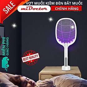 Mua Vợt Muỗi Thông Minh Kiêm Đèn Bắt Muỗi Tự Động 2 Trong 1 Pin Sạc Cao Cấp - Chính Hãng miDoctor