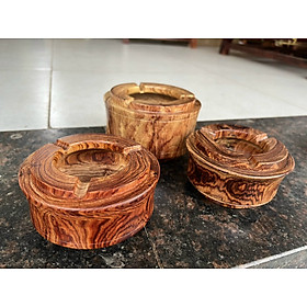 Mua Gạt tàn gỗ cẩm nguyên khối siêu bền-đẹp- trang trí bàn phòng khách