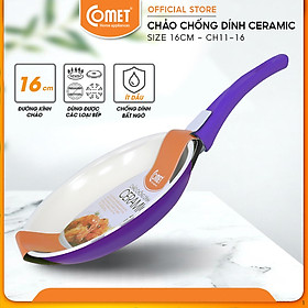 Chảo chống dính Ceramic 16cm Comet CH11-16 (Giao màu ngẫu nhiên)