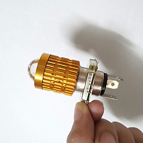 Đèn pha bi cầu 3 chân gắn cho nhiều dòng xe máy (chân H4)
