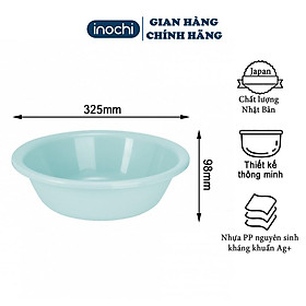 Mua Thau rửa mặt -cho trẻ em nhựa nguyên sinh kháng khuẩn Ag+ cao cấp Notoro inochi 21/27/32 cm TRM01