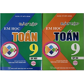 Sách - Bài tập em học Toán 9 ( tập 1 + tập 2) HA