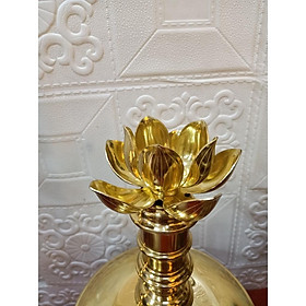 Mua Bông Hoa sen đồng kép để chân nến - đồ thờ cúng