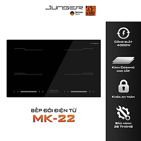 Mua Bếp từ đôi Junger MK-22 4000W Tích hợp khóa phím an toàn Hàng Chính Hãng Bảo Hành 36 Tháng